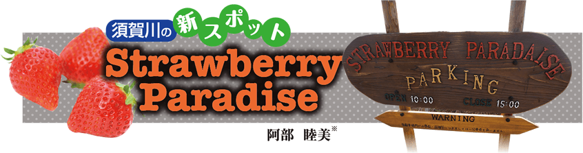 須賀川の新スポット「Strawberry Paradise」