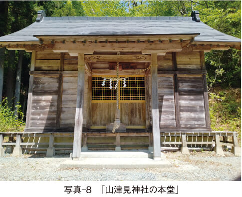 写真-8　「山津見神社の本堂」