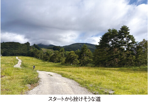 スタートから挫けそうな道